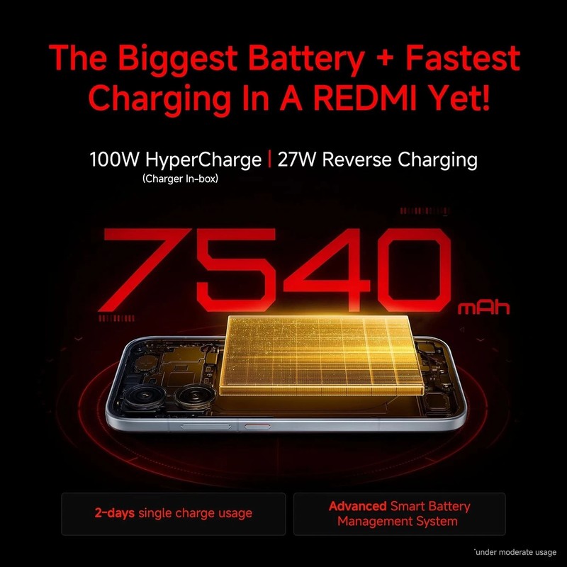 REDMI Turbo 5 (8GB + 256GB) Black | MediaTek Dimensity 8500 Ultra gallery