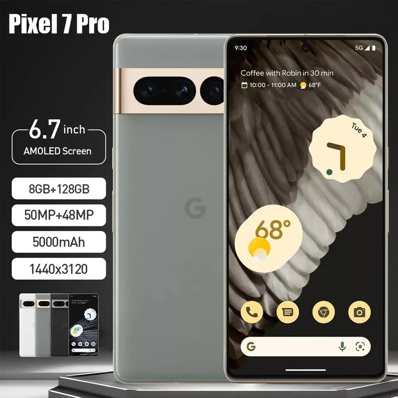 🔥Brand NEW Google Pixel 7 Pro 5G 6.7" 128GB+12GB Factory Unlocked-All Colors gallery