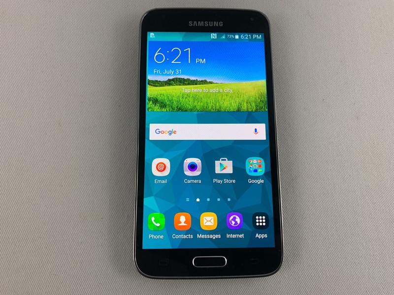 Samsung Galaxy S5 SM-G900T 16GB Black, TESTED & Working