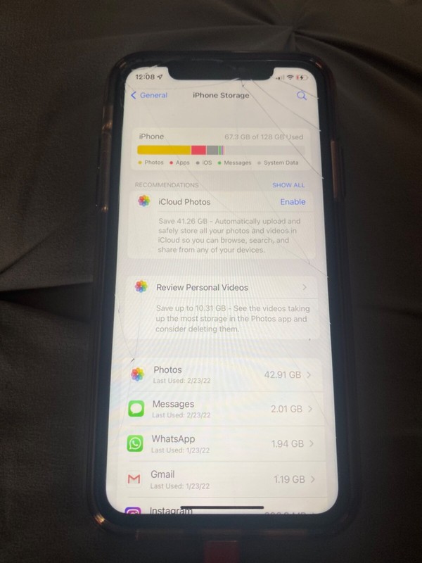 Apple iPhone 11 – 128GB – Black (Unlocked) A2111 (CDMA + GSM)