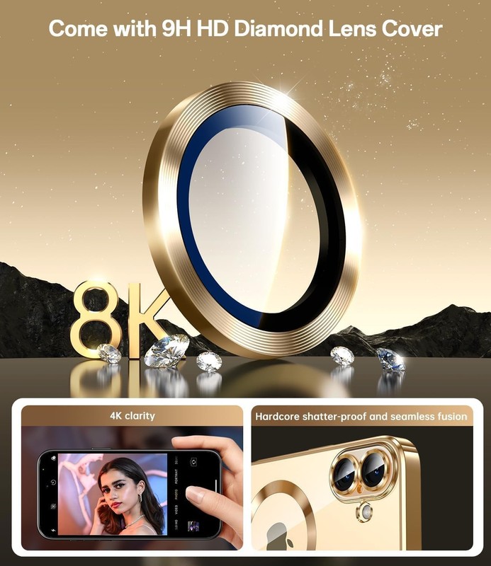 Privacy Case for iPhone 17 Air, Magnetic Clear Phone Case with Privacy Screen Pr gallery