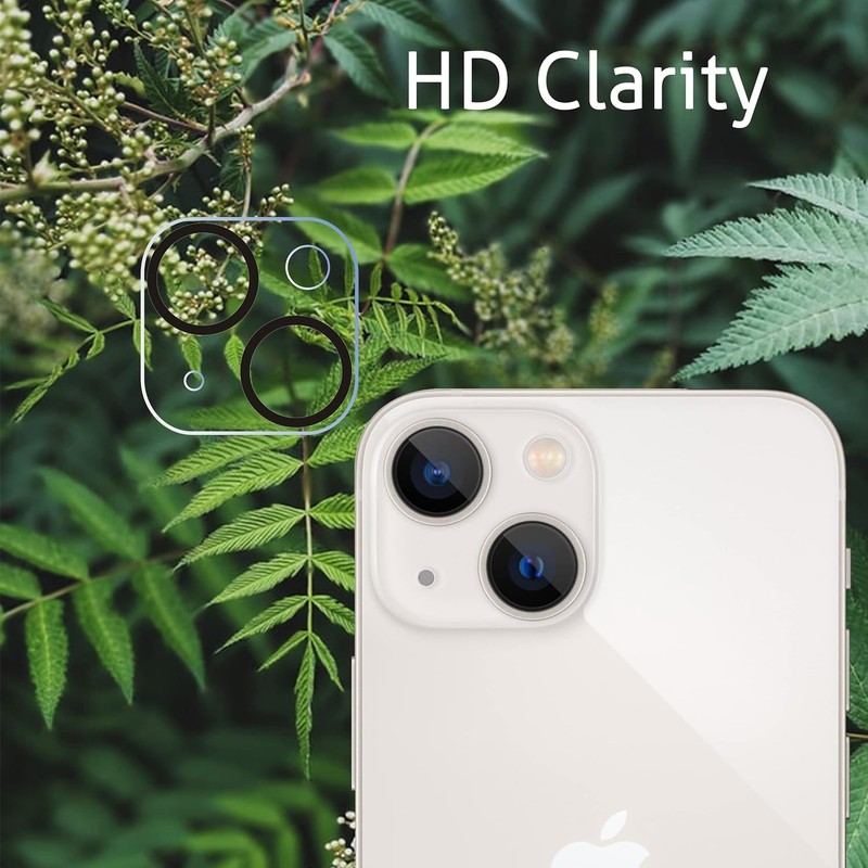 3PCS Camera Lens Protector for iPhone 15 & iPhone 14, Tempered Glass, Anti-Scrat gallery