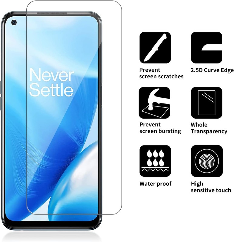 4PCS Glass Screen Protector for OnePlus Nord N200 5G 9H Hardness Case Friendly gallery