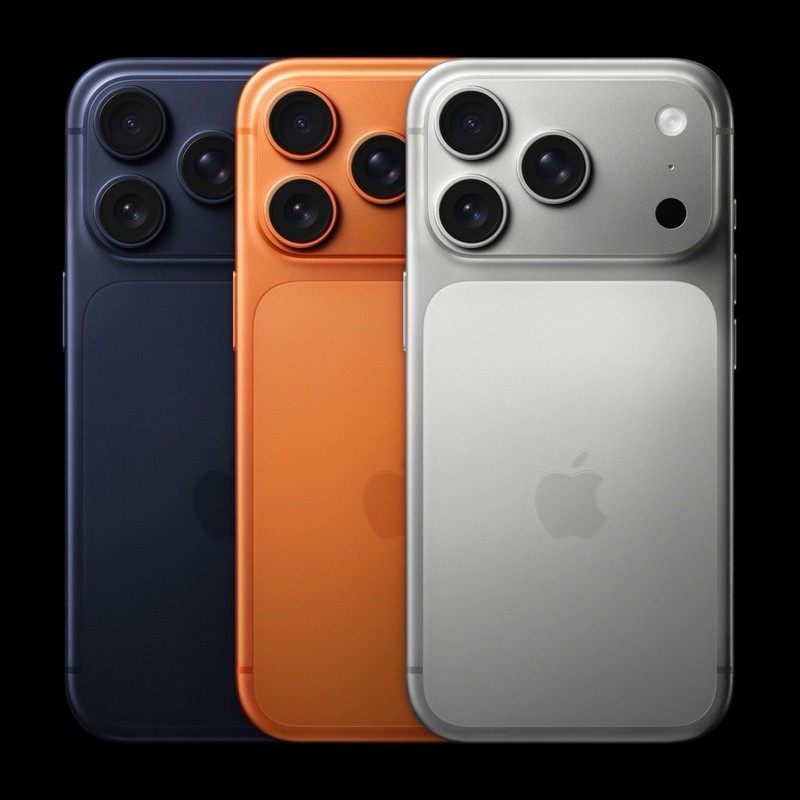 Apple Smartphone Triple Camera Bar Style Blue Orange Silver Multiple Colors