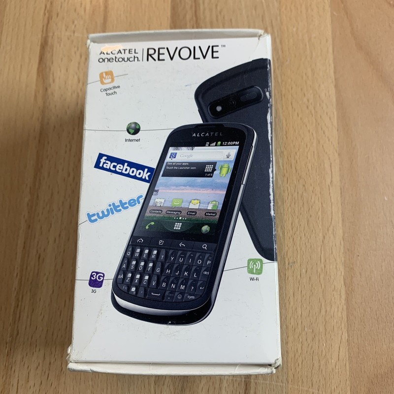 Alcatel One Touch Revolve A554C – Black Very Rare Phone New Open Box