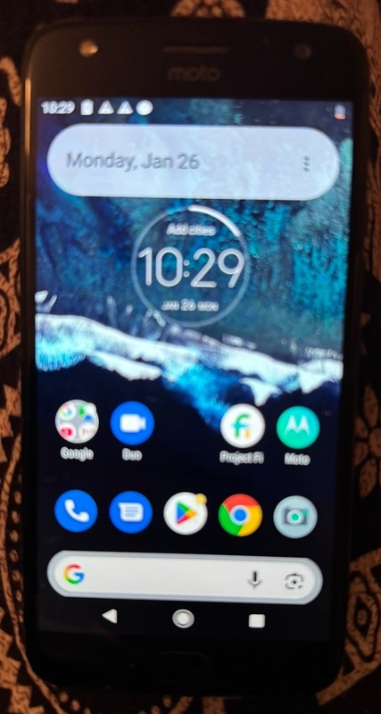 Motorola Moto X4 XT1900-1 Black 32GB (Unknown) Fast Ship Good ONE Crack Glass