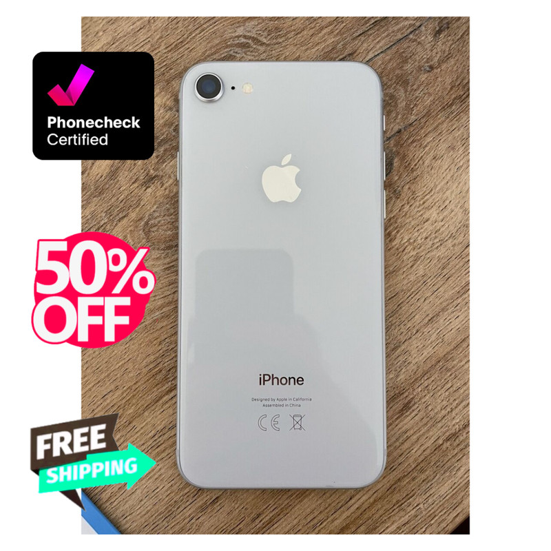 Apple iPhone 8 LTE 4G 64GB 256GB Unlocked Verizon At&t -Red/Silver/Gray