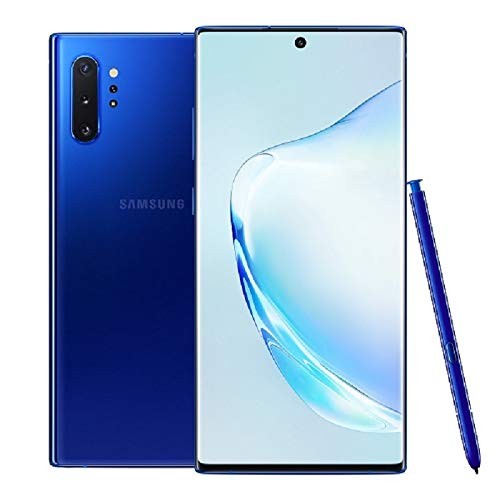 Samsung Galaxy Note10+ SM-N975U Verizon Unlocked 256GB Aura Blue B Heavy Burn