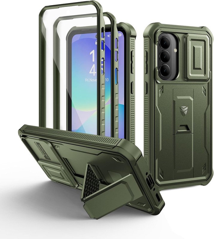 Samsung Galaxy A37 5G Phone Case, Galaxy A36 Case with Built-in Magnetic Slide C