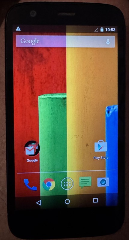 Motorola MOTO G 8GB XT1031 CDMA Black (Unknown) Fast Ship Very Good Used