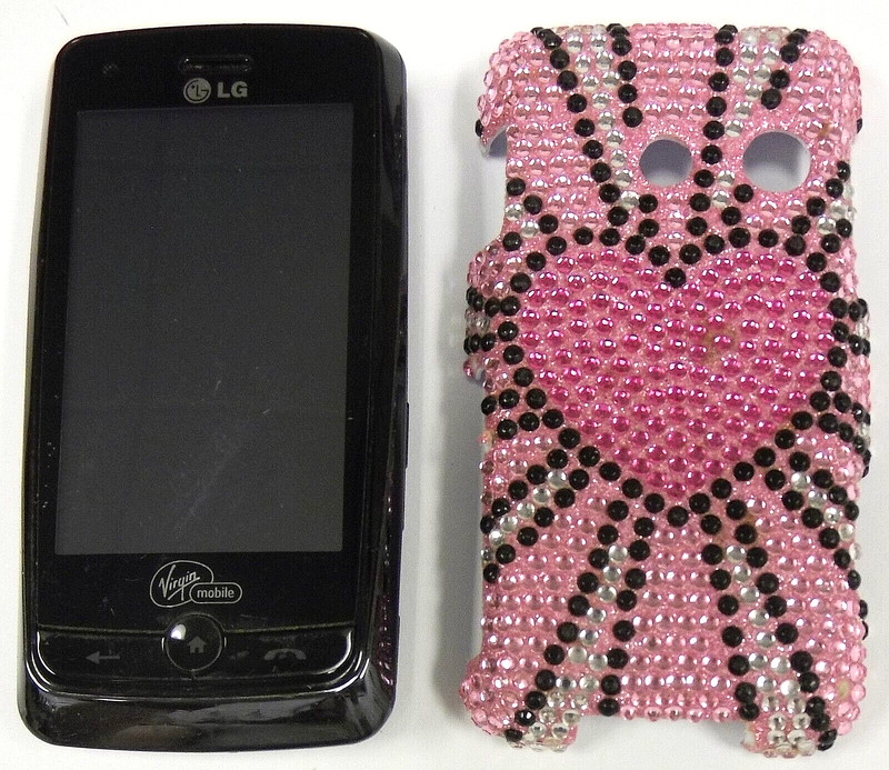 LG Rumor Touch VM510 – Black ( Virgin Mobile ) Cellular Keyboard Phone