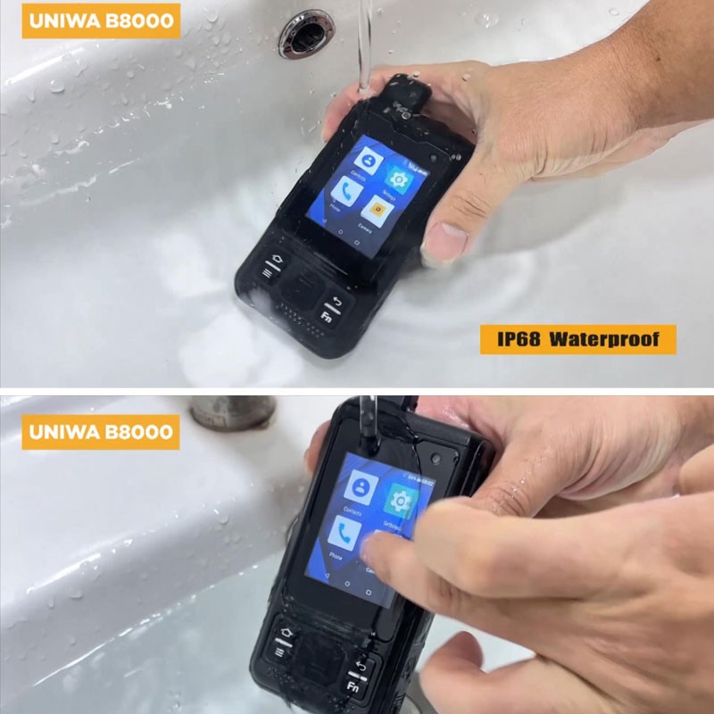 4G LTE Android Rugged Cell Phone Mobile Quad Core ZELLO Waterproof UNIWA B8000 gallery
