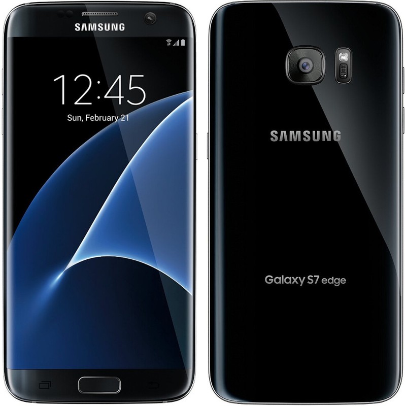 Samsung Galaxy S7 Edge SM-G935U AT&T T-MOBILE 32G Unlocked Black phone Very Good gallery