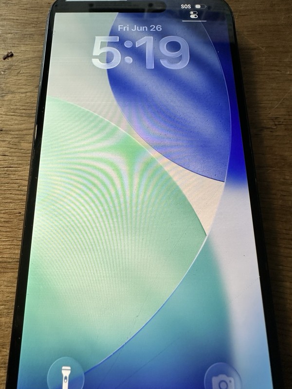 Apple iPhone 15 128GB Black 5G 6.1in 48MP iOS MTLV3LL/A Cracked Back gallery
