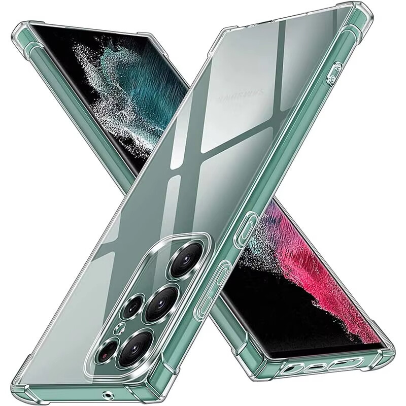 For Samsung Galaxy S23+ S22+ S22 Silicone Soft Shockproof Clear Case Cover lot gallery