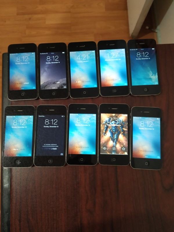 Lot of 10 Apple iPhone 4S A1387 16GB Black ( AT&T/ Verizon /OTA ) gallery